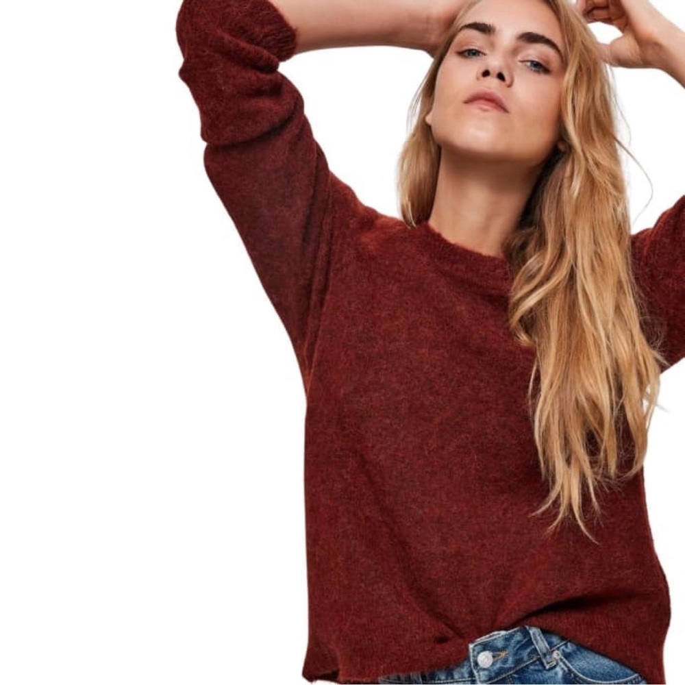 Selected Femme SLFENVA  O-Neck Paprika Sweater Sm